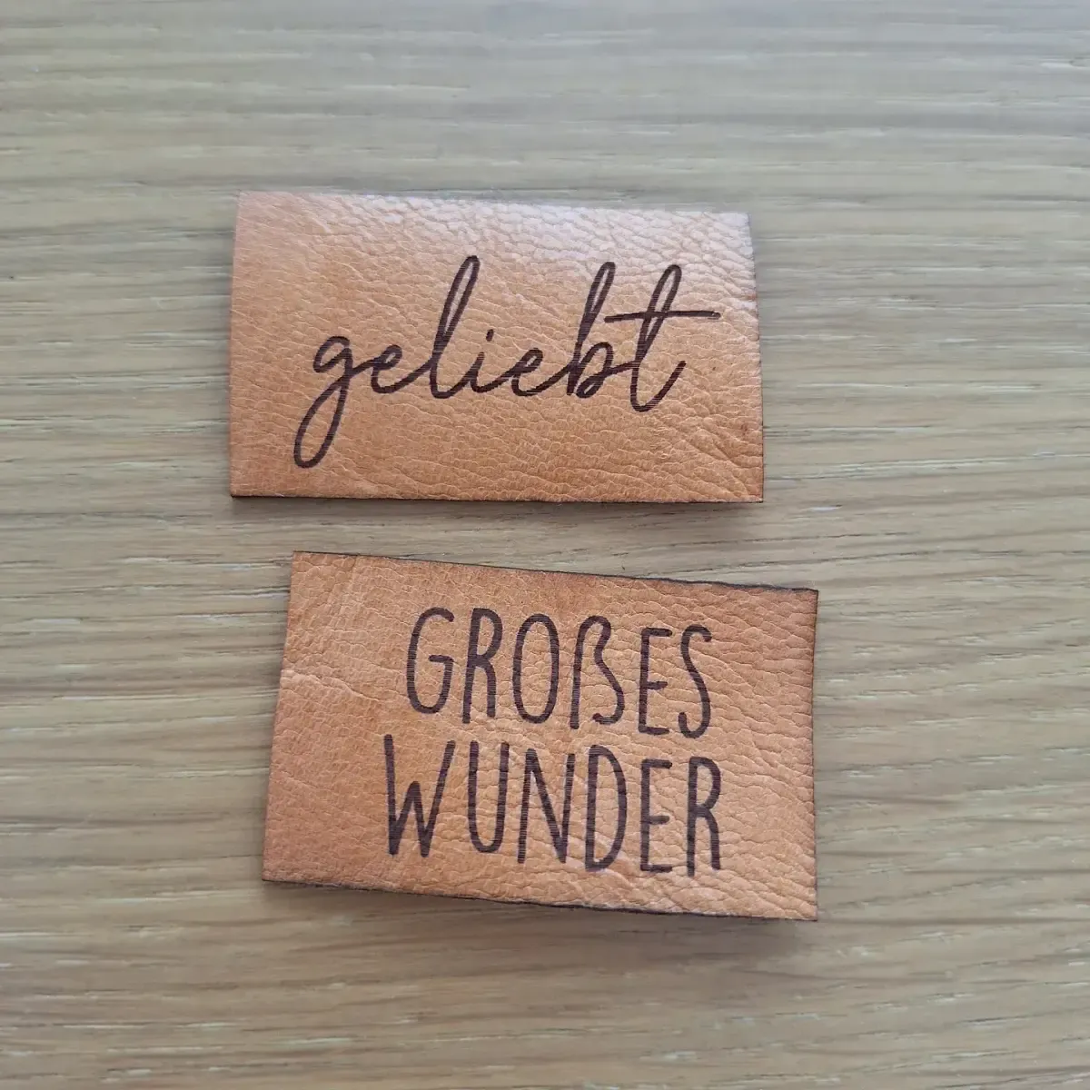 Leder-Labels geliebt und Großes Wunder