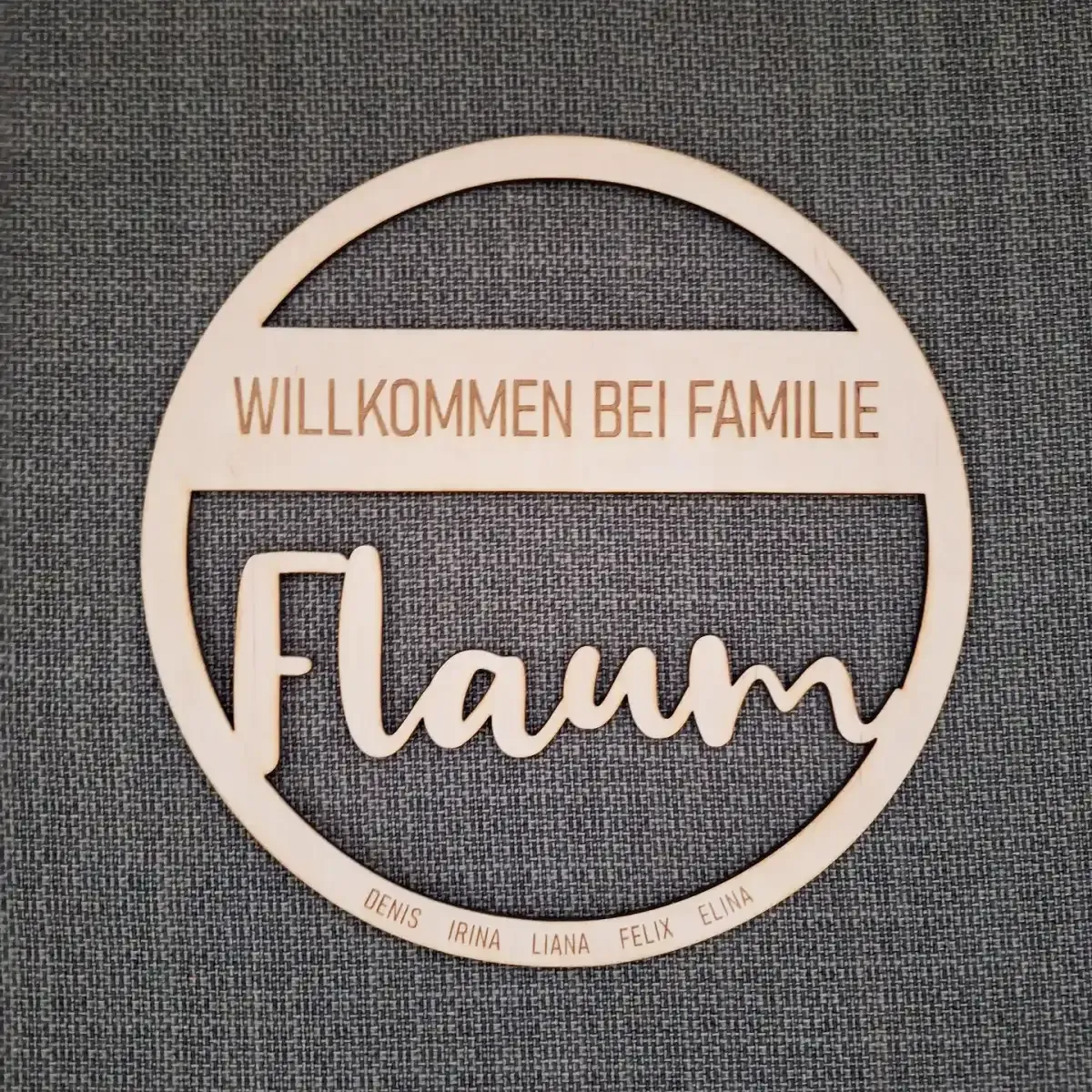 Namensring Willkommen bei Familie Flaum