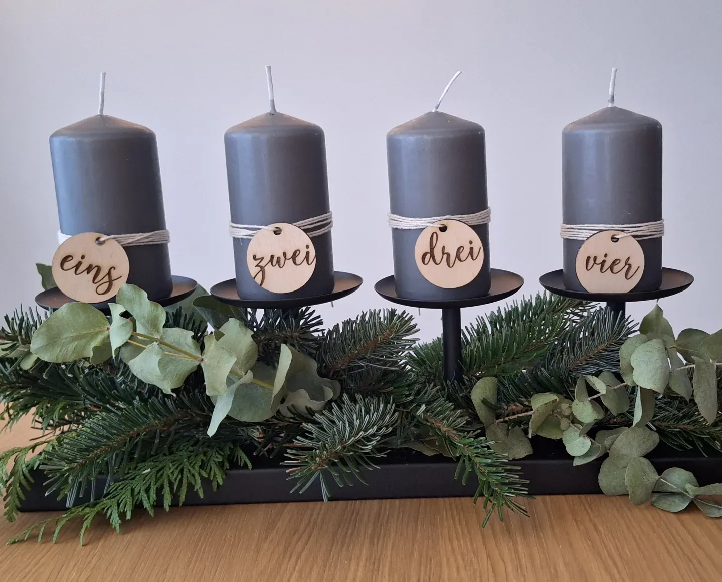 Adventskranz-Anhänger